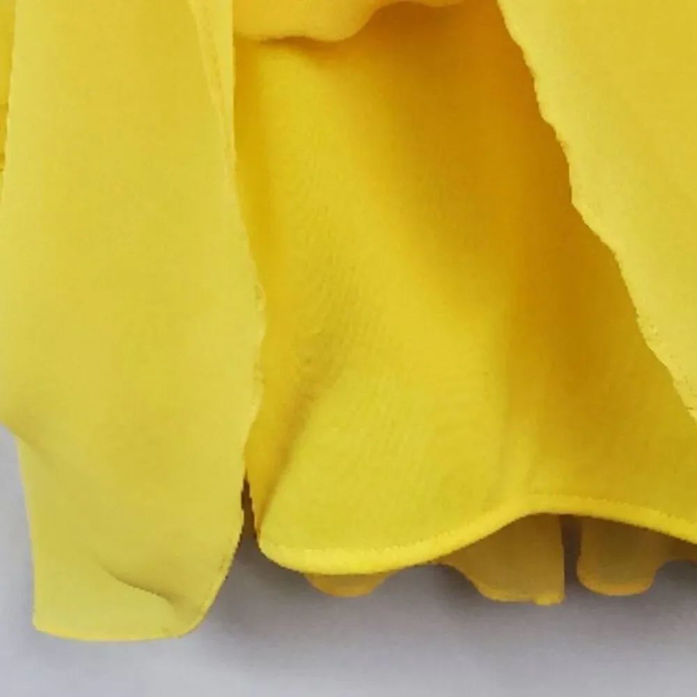 Yellow Cocktail Dress - Picture 6 of 8